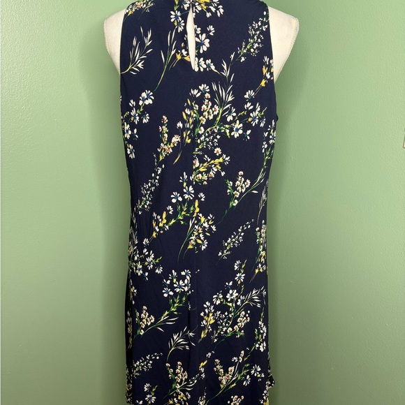 Ralph Lauren Navy Floral Midi Dress - Picture 2 of 9